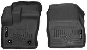 Ford Transit Connect Floor Mats - Front - Husky Liners - WeatherBeater - Black - `14-`15 Ford Transit Connect Floor Mats - Front - Husky Liners - WeatherBeater - Black - `14-`15